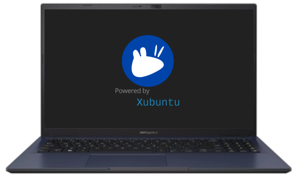 Portatile LinuxBook 15inc con sistema operativo Linux Xubuntu 22.04 immune a virus e malware processore Intel i3 SSD FullHD 1920x1080 pixel